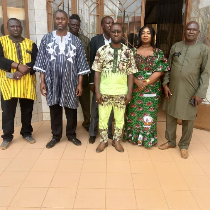 Membres de l'&eacute;quipe restreinte pour l'initiative pomme de terre au BF