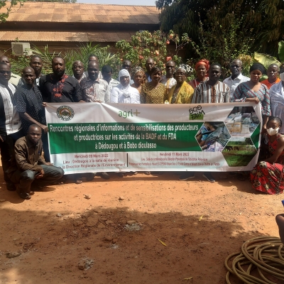 Rencontres r&eacute;gionales d&rsquo;informations et de sensibilisations des producteurs et productrices sur les activit&eacute;s de la BADF et du FDA