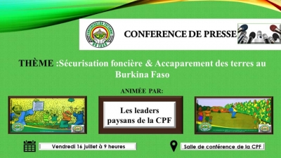 Conf&eacute;rence de presse